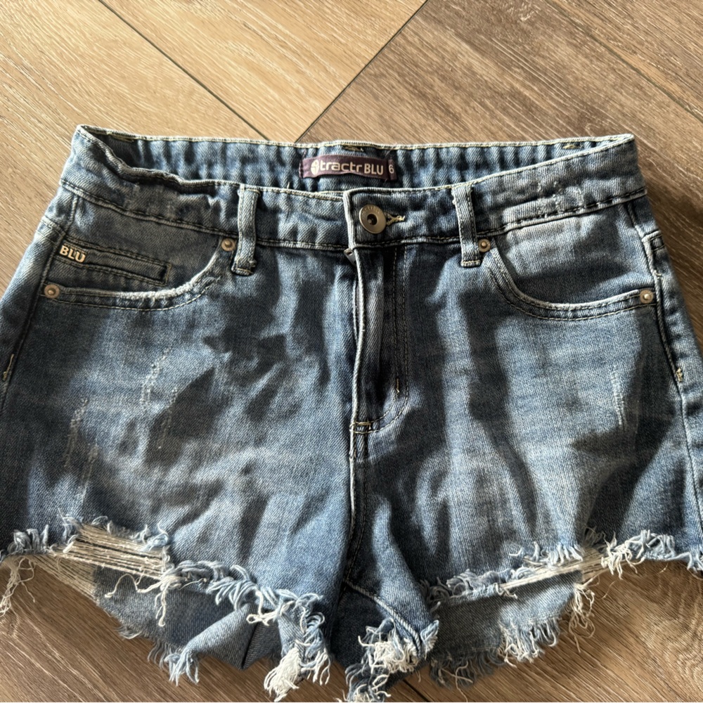 Tractor blu Jean shorts